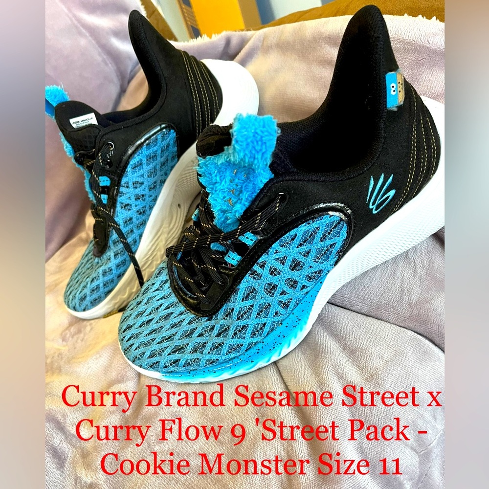 Steph Curry Flow 9 - Sesame Street Cookie Monster - Size 11